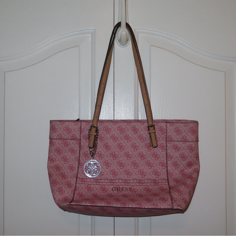 Guess Pink Tote Bag
